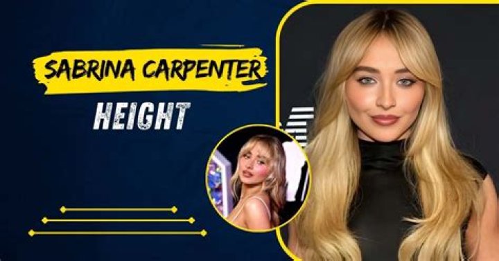 Understanding the Height and Weight of Sabrina Carpenter: A Comprehensive Analysis